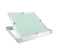 Xiuganpo Panel de Acceso de Ventilación, Tablero de Yeso Engrosado, Marco de Aluminio para Uso en Interiores y Exteriores, 1 Pieza (400x400mm/15,7x15,7 pulgadas)