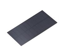 Xiuganpo Panel Solar Pequeño Portátil para Proyectos de Bricolaje Módulo de Cargador de Silicio Monocristalino Eficiente para Baterías de 3,7 V 1 W