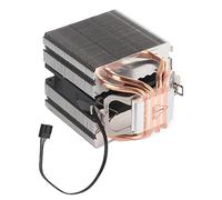 Xiuganpo Paquete de Ventilador de Refrigeración para Disipador de Calor de CPU, 4 Tubos de Calor para LGA2011 1366 11501151 1155 1156, Plataforma de Refrigeración de CPU para Uso en Oficina, Color