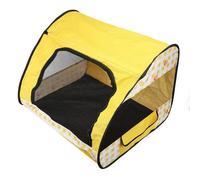 Xiuganpo Parque Infantil Plegable para Perros Construcción Cerrada Estilo Valla Versátil para Gatitos y Perros Pequeños para Uso Doméstico en Interiores y Exteriores Tela Oxford de Plástico (Medio)