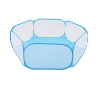 Xiuganpo Parque Infantil Plegable y Transpirable para Animales Pequeños, Tiendas Interactivas Seguras y Transpirables, Parque Infantil Portátil para Mascotas, Malla de Alambre Hexagonal Reforzada de