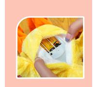 Xiuganpo Pato Eléctrico Que Camina, Juguete de Peluche, Lindo, Hablador, Suave, Cómodo para Niños, Regalos (Versión de la canción de la batería)