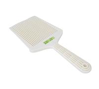 Xiuganpo Peine de Peluquero con Parte Superior Plana, Peine Profesional Seguro para Peinar el Cabello con Dientes Redondeados para un Corte de Pelo Preciso, para Salón y Uso Doméstico ABS