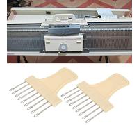 Xiuganpo Peine de Transferencia para Máquina de Tejer, 9 Agujas para una Herramienta de Transferencia Suave KH260 KH230 para SK155, Artesanía Fina y Duradera para Accesorios Rotos