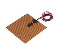 Xiuganpo Película de Elementos Calefactores PI, Placa Calefactora Adhesiva de Calentamiento Rápido Flexible de 7,9x7,9 Pulgadas para Accesorios de Impresora 3D (DC12V 120W)