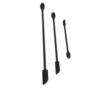 Xiuganpo Pequeño Raspador de Silicona, Juego de Espátula de Maquillaje para Esmalte de Uñas con Brillo de Labios de Doble Punta, Ideal para Varios Cosméticos, Material de Silicona Seguro para