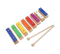 Xiuganpo Piano de Madera para Golpear, 8 Tonos, Xilófono para Niños,