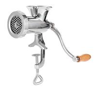 Xiuganpo Picadora de Carne Manual de Acero Inoxidable, Fácil Arranque para Herramienta de Cocina, Acero Inoxidable 304, 7,1 X 4,3 X 10,6 Pulgadas