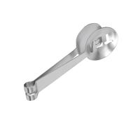 Xiuganpo Pinzas para Bolsitas de té, Colador Exprimidor de Acero Inoxidable para Cocina, Herramienta Artesanal para el Hogar, Amantes del té Ligeros de 12cm