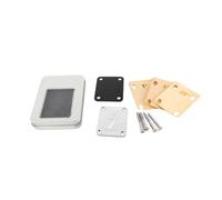 Xiuganpo Placa de Mástil de Guitarra, Diseño Cónico, Múltiples Opciones de Espesor, Placa de Mástil de Guitarra, ángulo de de Ajustable con Construcción de Madera de Arce de Metal para Ajuste de de