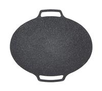 Xiuganpo Plancha Redonda de Aleación de Aluminio con Revestimiento Antiadherente, Tecnología de Calentamiento Vertical, Compatible con Estufa de Inducción y Estufa de Gas, Sartén de Cocina para (30