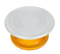 Xiuganpo Plato Giratorio de Escultura, Base Antideslizante Resistente, Plato Giratorio de Cerámica para Artistas y Decoradores, Rueda de Tallado Manual de Plástico de 9,8 Pulgadas para Herramientas de