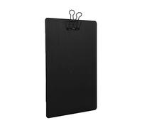 Xiuganpo Portapapeles de Metal, Carpeta de Tablero de Dibujo Resistente Al óxido y Al Desgaste para Escribir Portapapeles de Enfermería, 12,5 X 8,5 Pulgadas (BLACK)