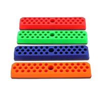 Xiuganpo Portapuntas Magnético Hexagonal, Portapuntas de Capacidad 42 con Base Magnética, para Brocas de 1/4 Pulgadas y 1 Adaptador de Puntas de Destornillador, Organización