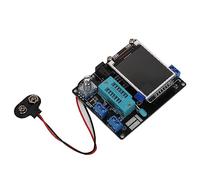 Xiuganpo Probador de Transistores, Probador de Diodos, Analizador de Componentes con Generador PWM, Pantalla a Color para Capacitancia, Resistencia, Inductancia, Voltaje, Medición de Frecuencia,