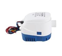 Xiuganpo Protección de Encendido 1100GPH Bomba de Agua Sumergible Automática de Sentina para Barcos Marinos Motor de Larga Duración, Diseño Compacto, Baja Corriente para Barcos de Pesca/veleros