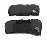 Xiuganpo Protectores de Tendones de Caballo Ligeros y Ajustables para Entrenamiento de Caballos en Salto para Jinetes Adultos y Jóvenes, Material de PU, 4 piezas. (Un par de patas delanteras grandes.)