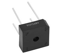 Xiuganpo Puente Rectificador 10A KBPC-1010 para Electrodomésticos Circuito Electrónico Industrial, 5 Piezas para Instalaciones Convenientes (5 piezas vendidas)