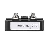 Xiuganpo Puente Rectificador Negro de Alta Potencia de 1600 V con Buena Disipación de Calor para una Salida CC Estable