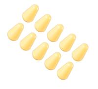 Xiuganpo Punta del Interruptor Selector de Pastilla de Guitarra, Hilos Duraderos para Guitarra Eléctrica Universal, Tapa de 10 Piezas para Entusiastas (YELLOW)