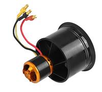 Xiuganpo QF26114600KV Juego de Ventilador con Conductos EDF con Motor sin Escobillas, Equilibrio Dinámico de Cuchilla, Ideal para Funcionamiento a Alta Velocidad, Aleación de Aluminio + (CCW)
