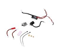 Xiuganpo RC Car 50A ESC y 1520 Kit de Motor con Ajuste Inteligente de Parámetros para 1/24 1/18 /16/12 Crawler Car, Diseño a Prueba de Agua, Aleación de Aluminio, 9N12P