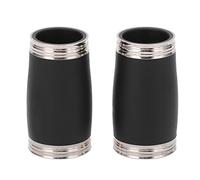 Xiuganpo Reemplazo de Barril de Clarinete Bb de 2 Piezas de 58 Mm, Mejora la Nitidez del Tono, Fácil Instalación, para Clarinetistas, Metal + Plástico de Construcción