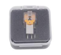 Xiuganpo Reemplazo de Cartucho de Tocadiscos AT3600 AT91 - Cartucho de Imán Móvil de Amplia Compatibilidad - Fácil Instalación para Amantes del Vinilo [Fibra de Carbono ABS amarillo]