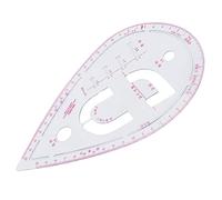 Xiuganpo Regla Curva de Plástico Flexible y Flexible para Sastrería y Diseño de Ropa para Principiantes Nuevos Diseñadores de Moda 1 Pieza