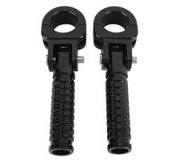 Xiuganpo Reposapiés de Motocicleta con Agarre Mejorado, Aleación de Aluminio, Ajustable, 1 par de Reposapiés para Motocicletas con Compatibilidad de 1 Pulgada,06 Pulgadas,25 Pulgadas