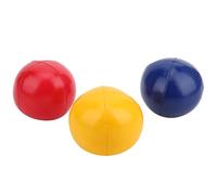 Xiuganpo Rojo//Amarillo 6,3 Cm 3X Pelota de Malabarismo Pelota Acrobática de Lanzamiento Manual Duradera y a Prueba de Desgarros para Aprender a Hacer Malabares