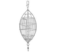 Xiuganpo Señuelo de Pesca de Acero Inoxidable, Trampa, Alimentador Confiable para Pesca en Aguas Profundas y Embalses, 1 Unidad (Pequeña)