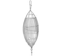 Xiuganpo Señuelo de Pesca de Acero Inoxidable, Trampa, Alimentador Confiable para Pesca en Aguas Profundas y Embalses, 1 Unidad (Talla Grande)