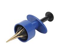 Xiuganpo Señuelos Clip de Cebos 4 Garras Lombriz de Sangre Clip de Lombriz Bandas de Goma Aplicables para Material de Pesca Al Aire Cobre (Blue)