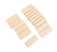 Xiuganpo Set de Holzzhnon, Dowel Block 50pcs Domino Tenon Multifuncional para Sistemas de Carpintería División de Muebles de Madera