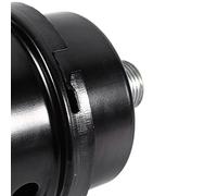 Xiuganpo Silenciador de Silenciador de Filtro de Aire de Hierro Negro de 3/8 "16 Mm para Bloqueo de Polvo, Reducción de Ruido, Funcionamiento Eficiente del Compresor, Se Adapta a Compresores sin