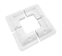 Xiuganpo Soporte de Esquina de Panel Solar Anti UV ABS Soporte de Techo para Barcos RV Juego de 4 Piezas para Sistemas de Generación de Energía Fotovoltaica