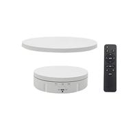 Xiuganpo Soporte de Exhibición Giratorio Eléctrico con Control Remoto, Plato Giratorio de Fotografía de 360 Grados, Base de Exhibición de Escaparate