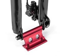 Xiuganpo Soporte de Horquilla para Bicicleta, Rodamiento Fuerte, Diseño de Liberación Rápida para Techo de Coche, Fácil Instalación, Aleación de Aluminio, 1 Unidad (Talla única)
