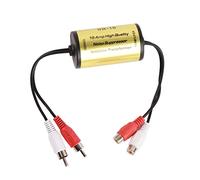Xiuganpo Supresor de Ruido 15A Reductor de Ruido Estéreo de Alto Rendimiento para Mejorar la Calidad del Audio en su Automóvil - 1 Unidad