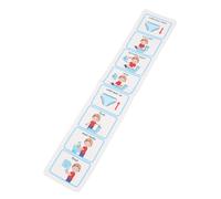 Xiuganpo Tabla para Ir Al Baño para Niñas, Horario Visual con Patrón Claro para Habilidades de Vida Independiente, Adecuado para Niños con TDAH y Autismo, Material de PVC