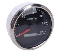 Xiuganpo Tacómetro para Automóvil Medidor de Retroiluminación de 7 Colores de 3000 RPM, Aplicaciones Versátiles, Velocidades de Rotación Precisas del Motor, Apto para Motores de Gasolina, Uso Marino