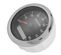 Xiuganpo Tacómetro RPM Impermeable de 85 Mm con Retroiluminación de 7 Colores para Monitoreo de Motores Marinos y RV 9-32 V (BLACK)
