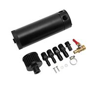 Xiuganpo Tanque de Depósito Separador de Aceite de Aire de Motor Universal Duradero con Filtro de Ventilación para Gases Más Limpios para Varios Vehículos