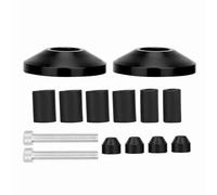 Xiuganpo Tapa de Extremo de Manillar de Motocicleta de Aleación de Aluminio de Diseño Fresco, Reemplazo Resistente a la Corrosión para Manillar, Fabricación Profesional, Adecuado para Fanáticos de