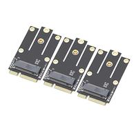 Xiuganpo Tarjeta Adaptadora Mini Pice Convertidor de Red Inalámbrico de Larga Duración, 3 Piezas Mini EA-E Key EA M.2/NGFF a PCI-E Accesorios de Red para Varias Tarjetas de, 3 Adaptadoras para