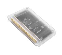 Xiuganpo Tarjeta de Juego Mega Drive Apta para Consola MD con Tarjeta de Memoria de 8 GB, Compatible con Varios Sistemas y Funciones Mejoradas, Ideal para Fanáticos de los Juegos (Blanco transparente)