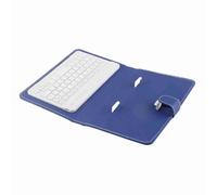 Xiuganpo Teclado de Teclado Inalámbrico de Vivienda Larga con un Stand, de Teléfono Profesional, Inalámbrico Universal para iOS (Blue)