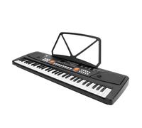 Xiuganpo Teclado Eléctrico de 61 Teclas, Piano Electrónico Portátil Recargable, 16 Tonos, 10 Ritmos, Función AUX IN, Piano con Parlantes Incorporados, Ideal para Principiantes, Niños y Elección de