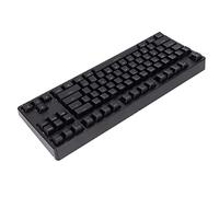 Xiuganpo Teclado Mecánico Ergonómico para Juegos con Tecla de Sublimación de Tinte, 87 Teclas para Trabajo de Oficina en Casa, Moldeado por Inyección de Dos Colores (Black)